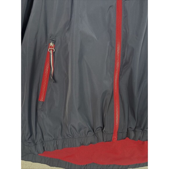 Tommy Hilfiger Women's Navy Hooded Rain Windbreaker Jacket Size L - Picture 4 of 9